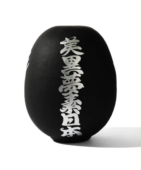 BEAMS 50週年 黑銀達摩｜35cm